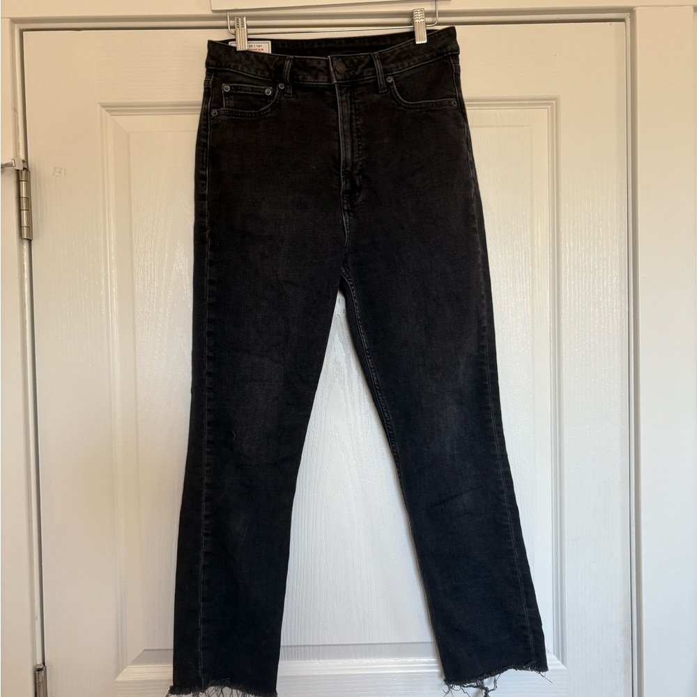 GAP Women's Black Straight Leg Jeans